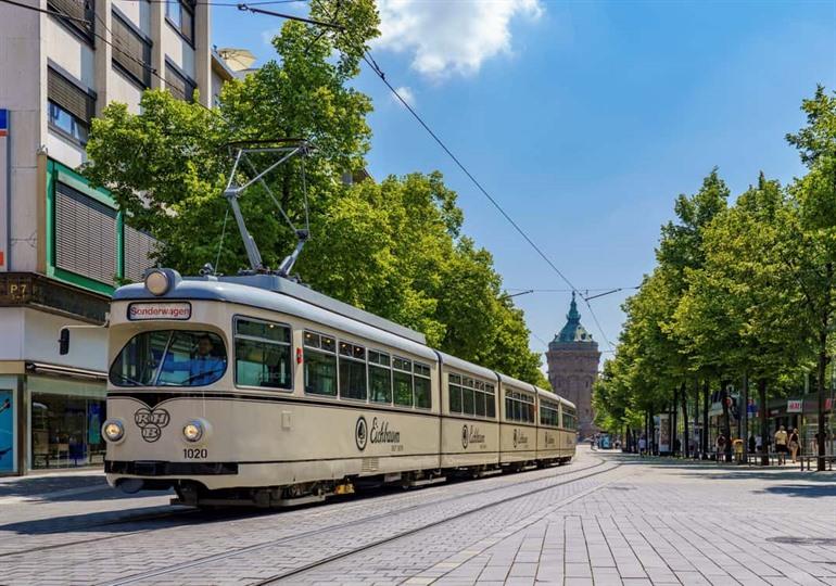 Stadstour door Mannheim met de historische tram