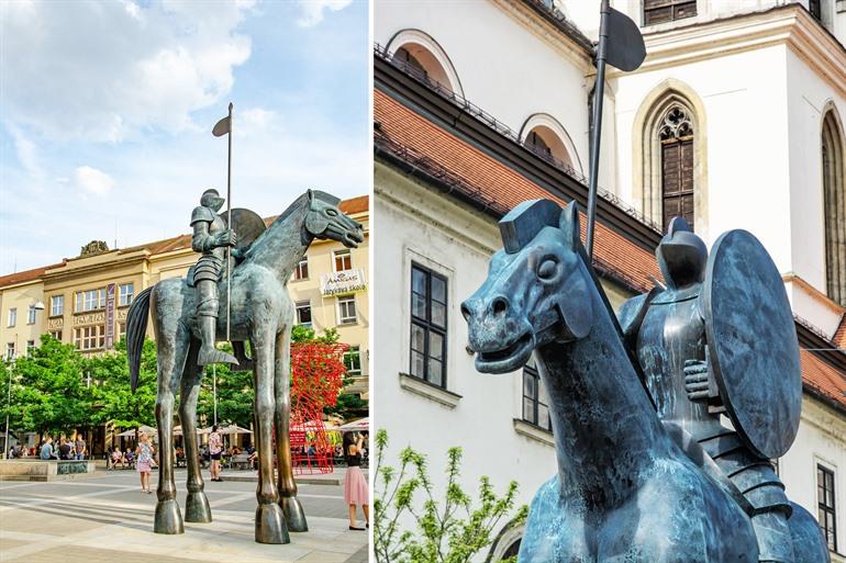 Standbeeld van Jobst in Brno