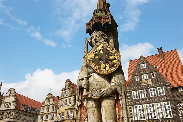 Standbeeld van Roland in Bremen