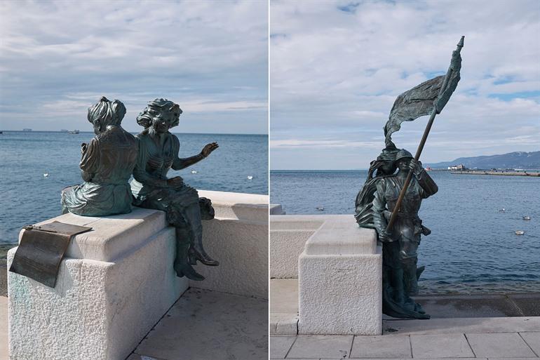 Standbeelden van Triëste, Italië