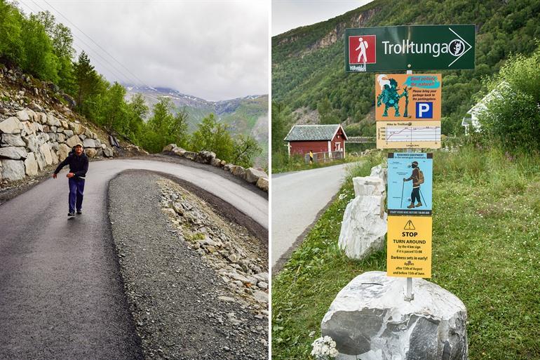 Start Trolltunga wandeling