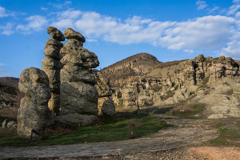 Stenen poppen in Kuklica, Noord-Macedonië