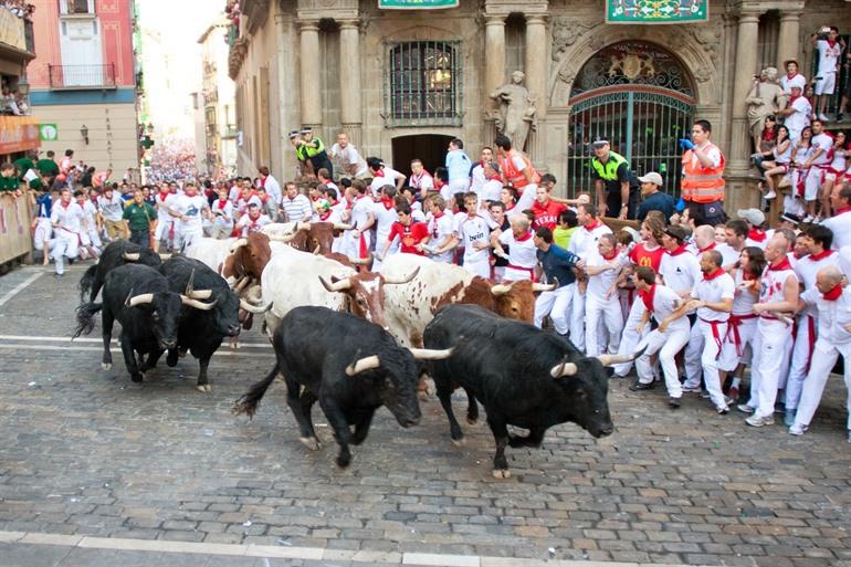 Stierenrennen Pamplona