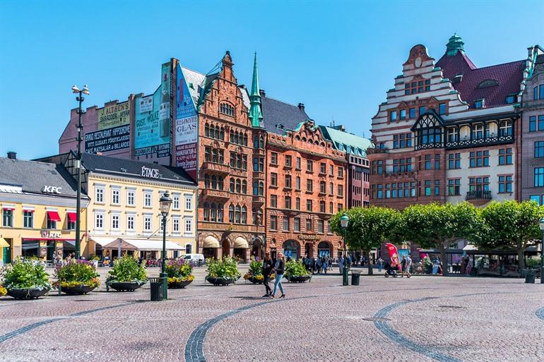 Stortorget in Malmo, Zweden