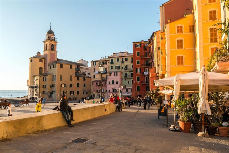 Straatbeeld Camogli