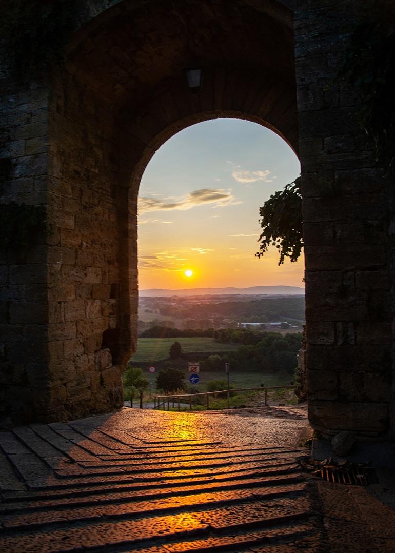 Straatbeeld Monteriggioni