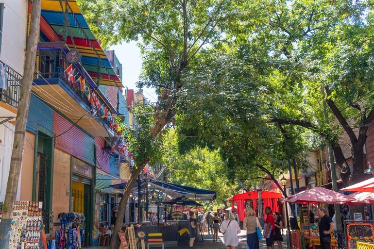 Straatje in de wijk La Boca