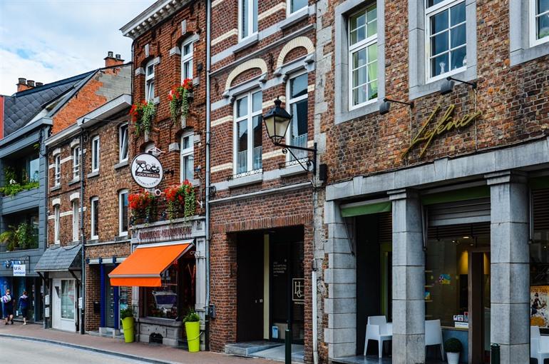 Straatjes in Marche-en-Famenne, Ardennen