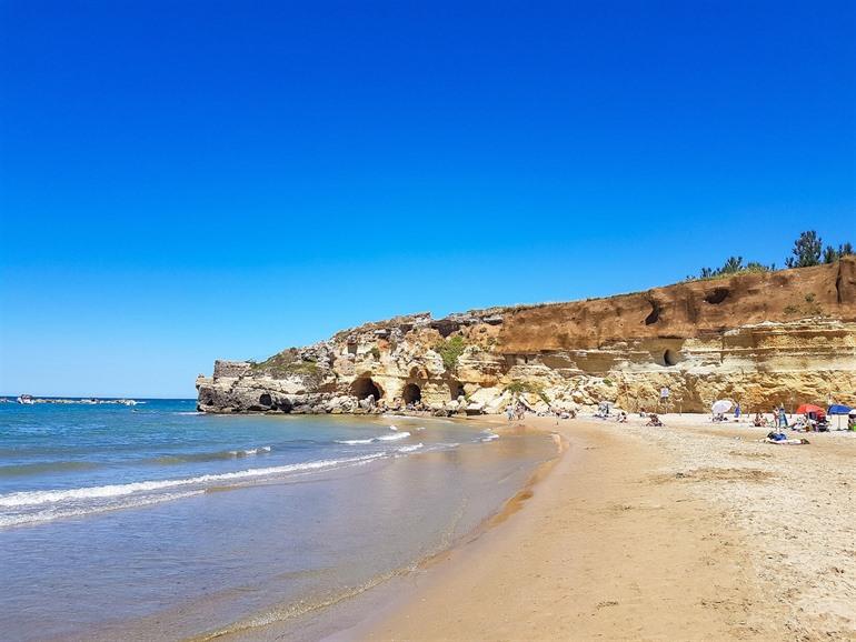 Strand bij Anzio, Italië 