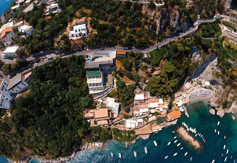 Strand bij Conca dei Marini