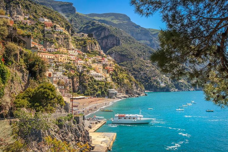 Strand van Positano