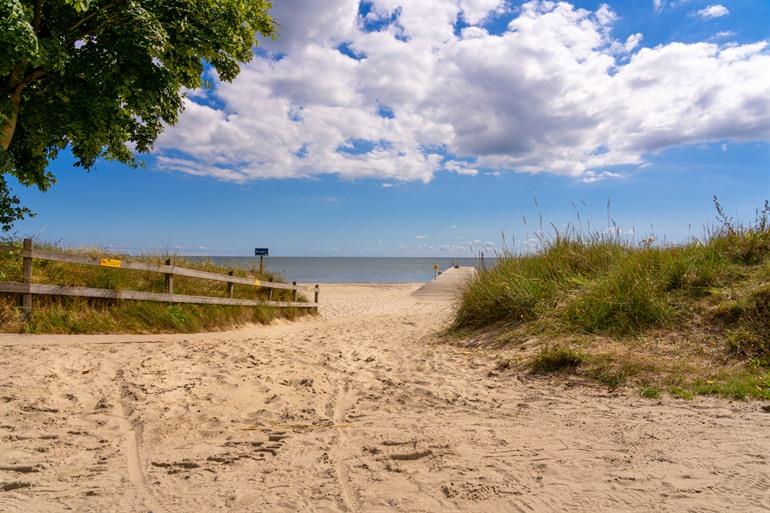 Strandgebied ten oosten van Ystad