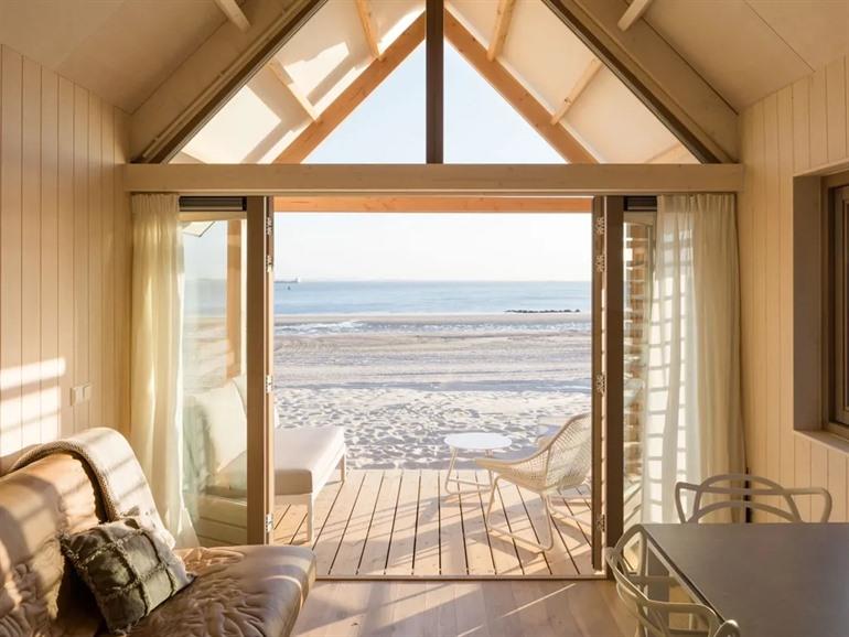 Strandhuisje met zich op zee boeken bij Noordzee Resort Vlissingen