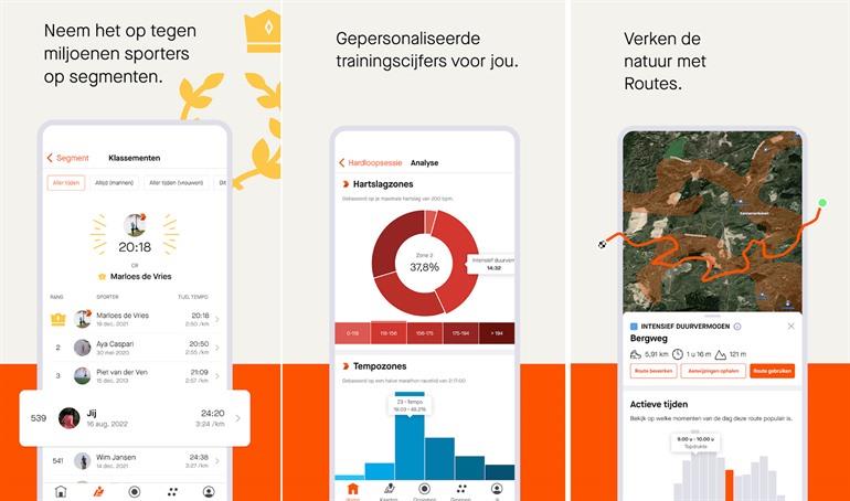 Strava wandelapp