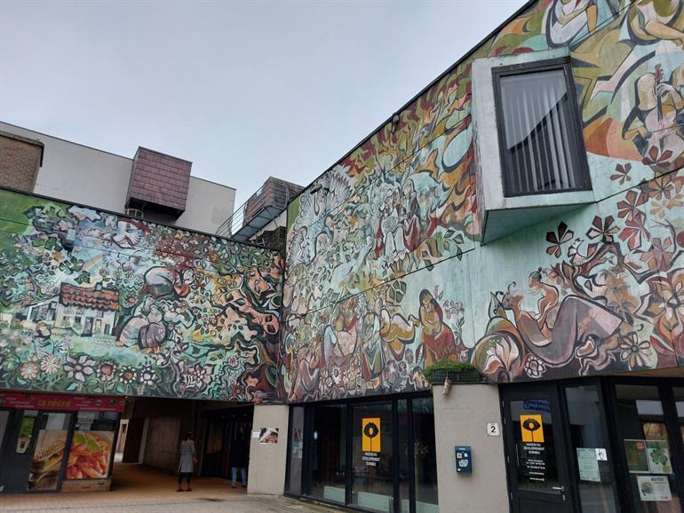 Street art C'est la vie, Louvain-la-Neuve