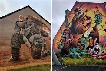 Street-art in Boulogne-sur-Mer, Opaalkust