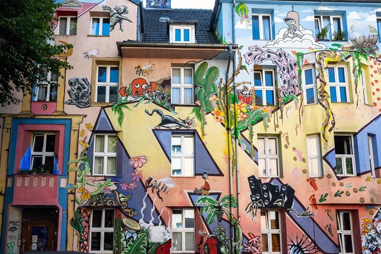 Street art in de Pinienstraßen, Düsseldorf