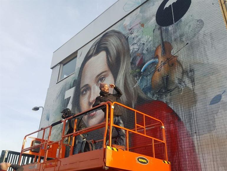 Street art in Den Haag, Nederland