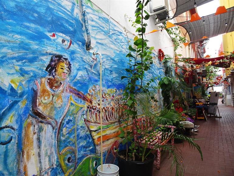 Street art in Willemstad, Curaçao