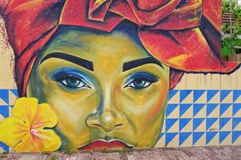 Street art in Willemstad, Curaçao