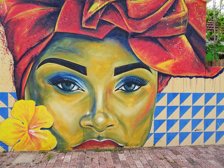 Street art in Willemstad, Curaçao