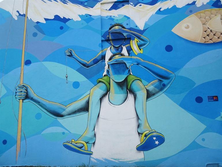 Street art in Willemstad, Curaçao