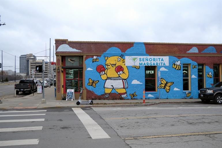 Streetart in Crossroads Arts District