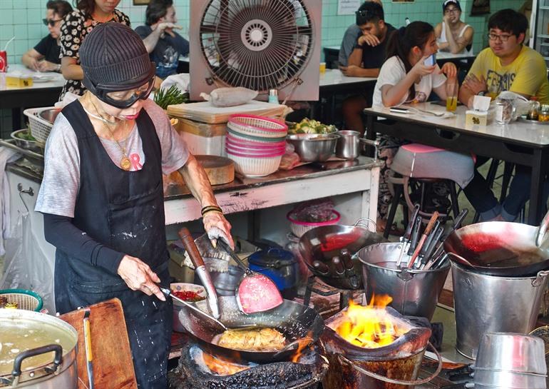 Streetfoodrestaurant Raan Jay Fai, Bangkok