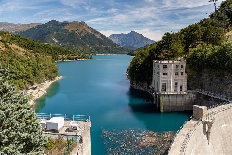 Stuwmeer Lac du Sautet, Frankrijk
