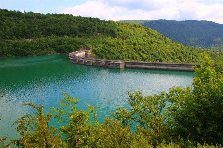 Stuwmeer van Vouglans, Jura