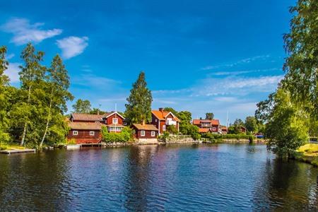 Sundborn in Dalarna, Zweden