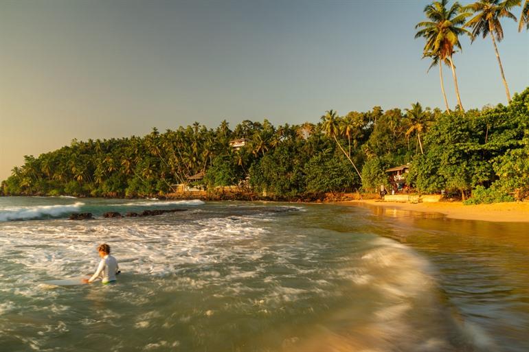Surfen in en rond Mirissa