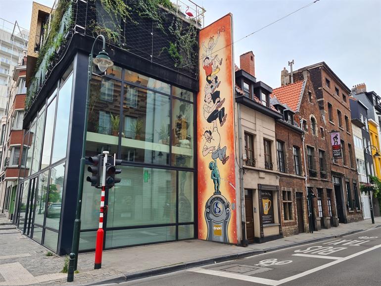 Suske & Wiske stripmuur Brussel