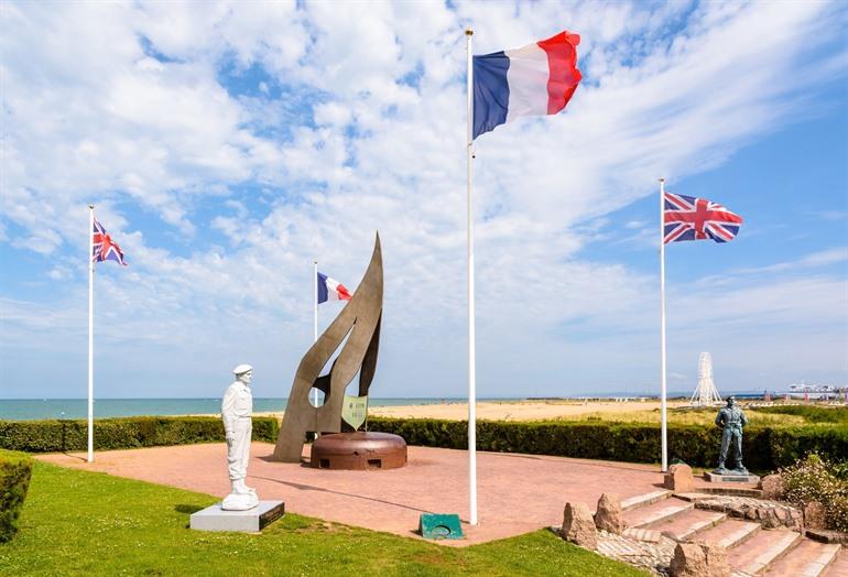 Sword Beach in Normandië