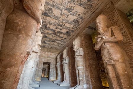 Tempel van Abu Simbel binnenin