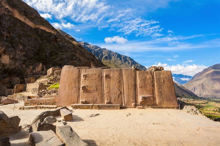 Tempel van de Zon in Ollantaytambo