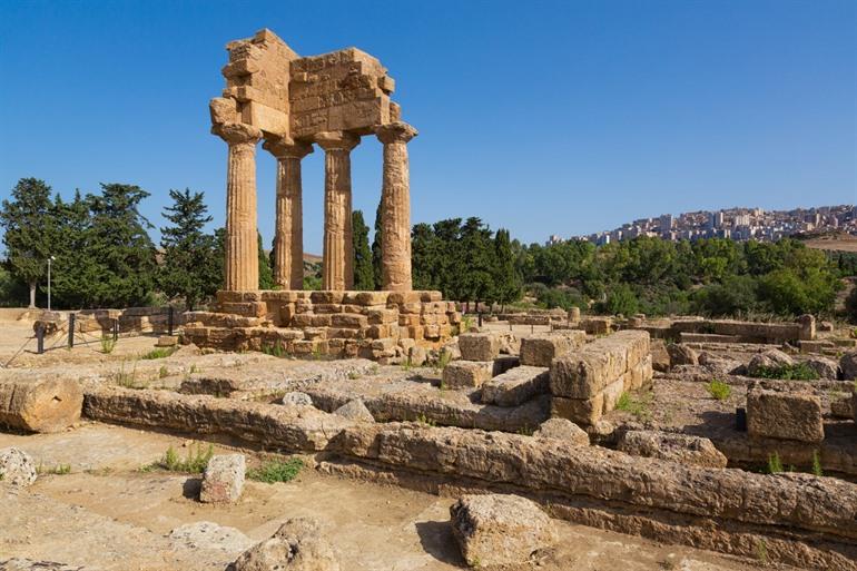 Tempio dei Dioscuri in Sicilië