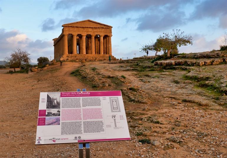 Tempio della Concordia op Sicilië