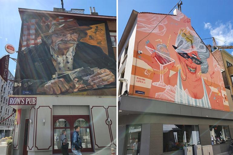 The Crystal Ship - Street Art in Oostende