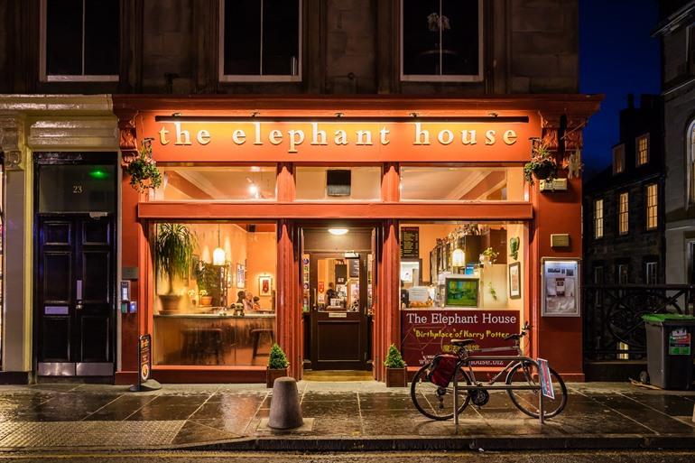The Elephant House in Edinburgh, Schotland