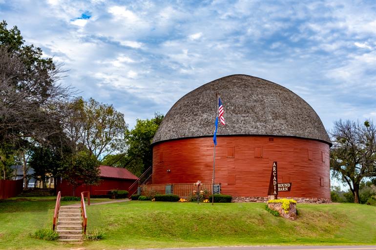 The Old Round Barn in Arcadia