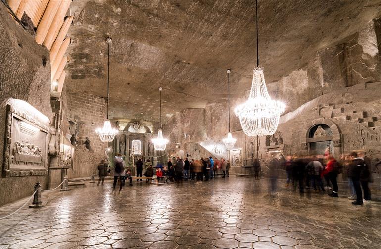 Tickets voor de Wieliczka zoutmijnen