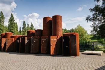 Toiletten bij Jahrhunderthalle in Bochum