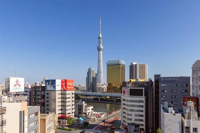 Tokyo Skytree vanuit Asakusa