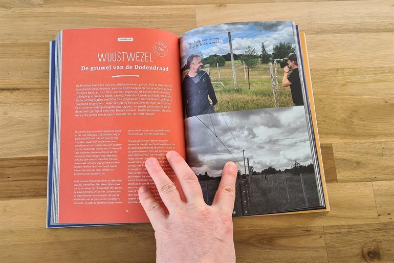 Tom Waes bij de Dodendraad in Wuustwezel