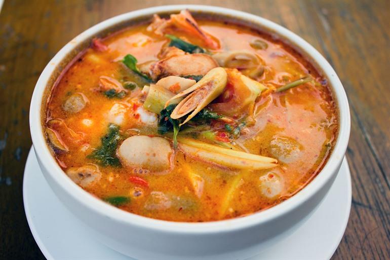 Tom Yum (pikante garnalen soep), Thaise keuken