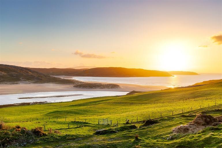 Torrisdale Bay bij Bettyhill, Schotland