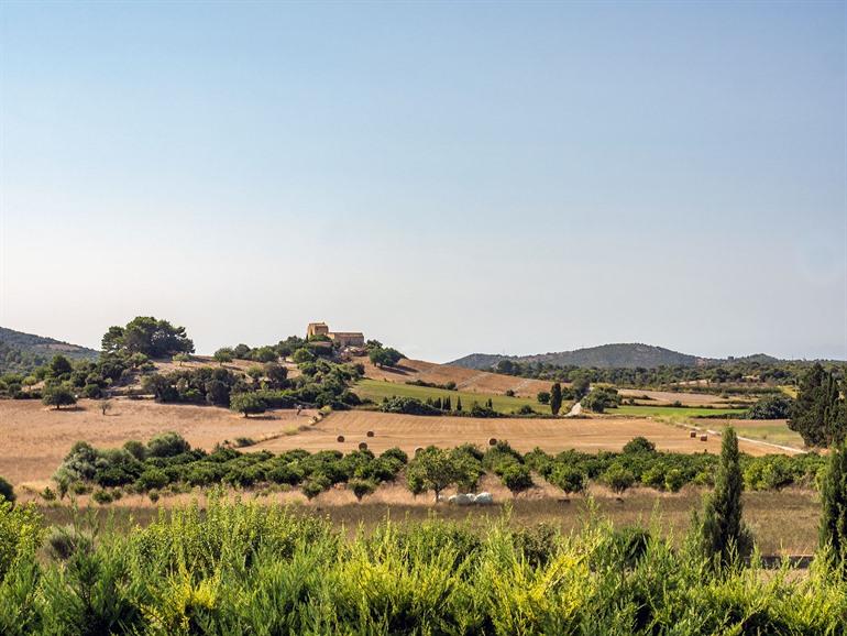 Traditionele Mallorcaanse dorp Sant Llorenç des Cardassar, Mallorca