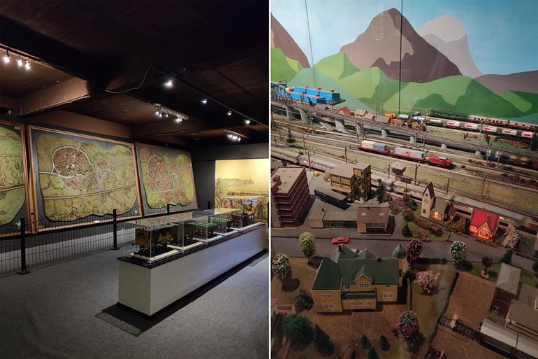 Treinafdeling in het Speelgoedmuseum Mechelen