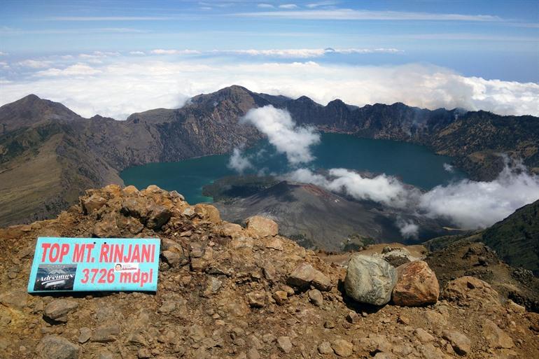 Trektocht naar de top van Mount Rinjani, Lombok